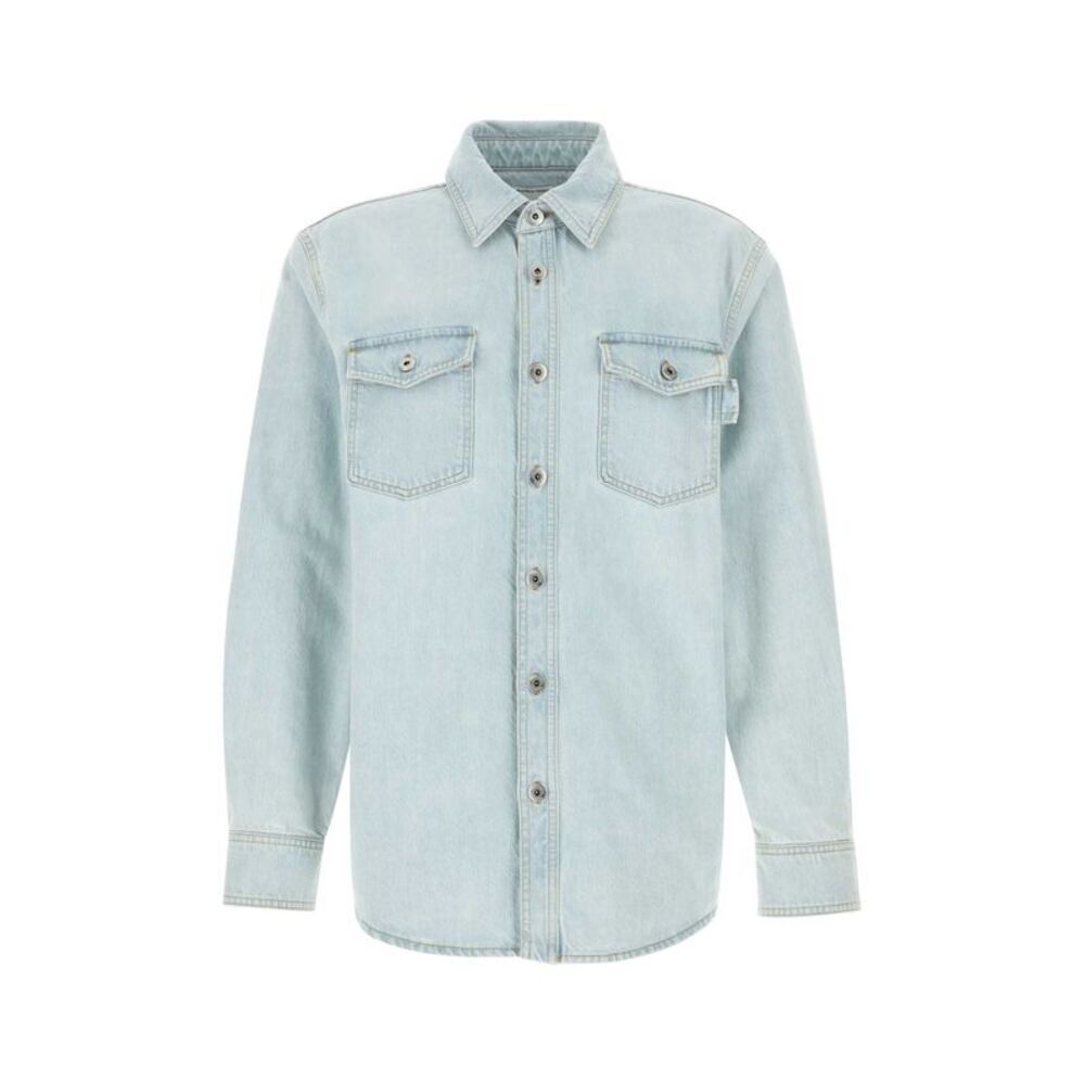Bottega Veneta Men Denim Shirt